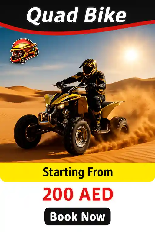 Quad Bike Desert Adventure Dubai – Starting from 200 AED